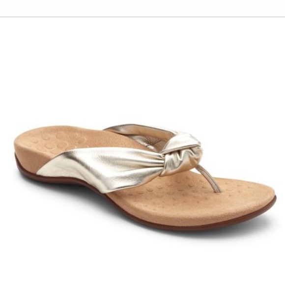 Vionic Pippa Supportive Sandals Champagne Gold 7 - Picture 10 of 10